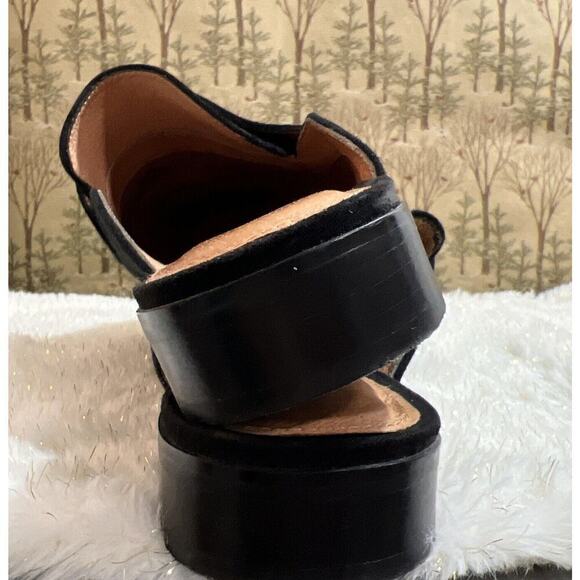 Halogen Clog Slip on Loafers 9M Black Suede Mules Y2K Preppy Gilmore‎ Girls EUC - Picture 11 of 11